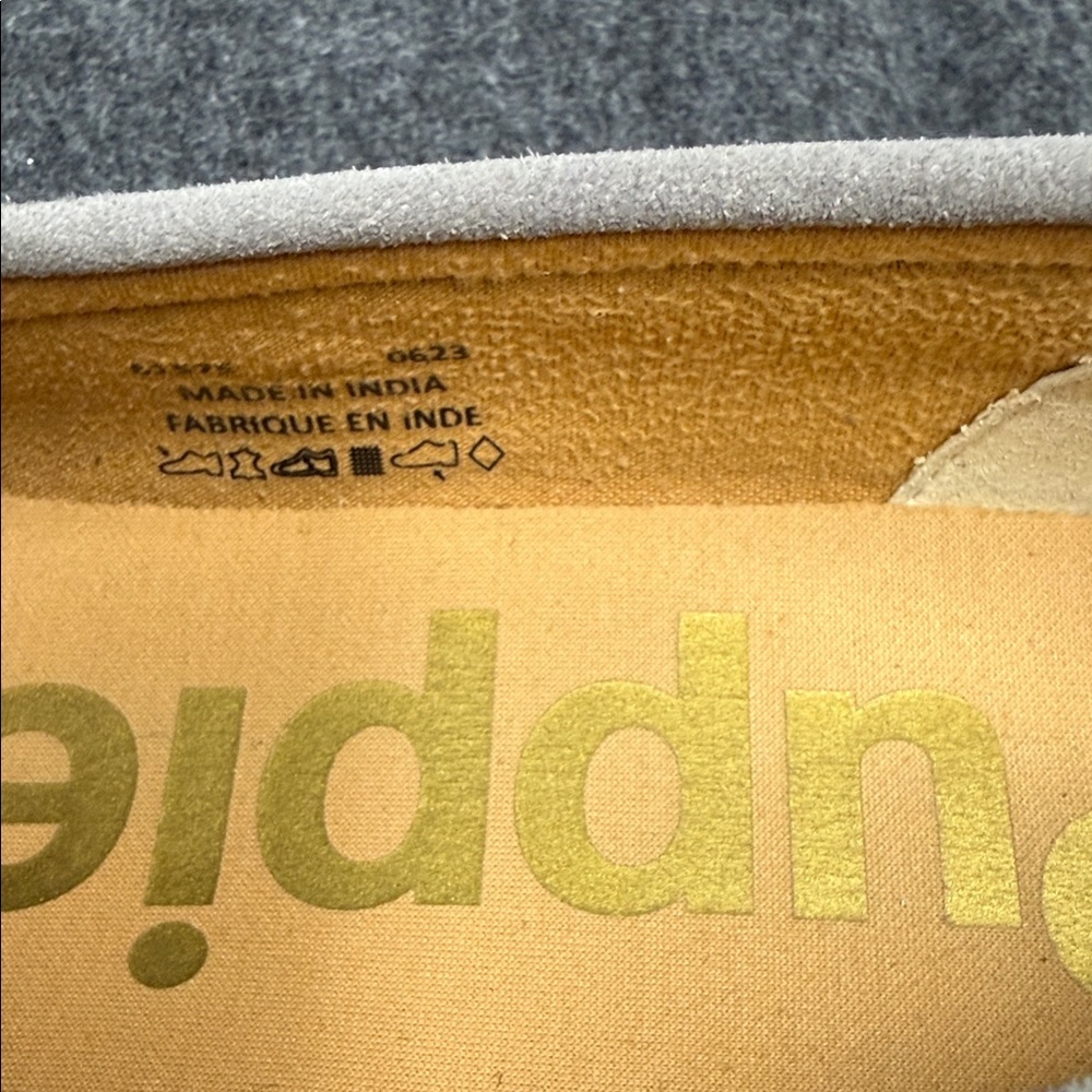 Hush Puppies Soft Gray Suede Loafers - Picture 12 of 13